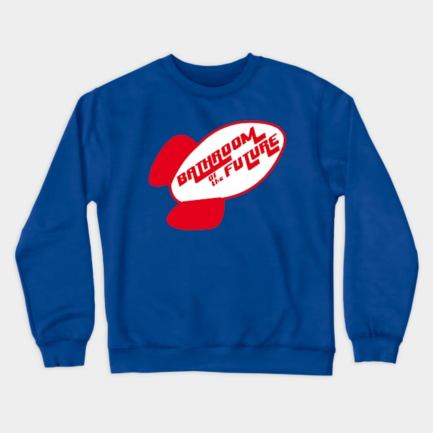 Rocketship Fantastica Crewneck Sweatshirt by bathroomofthefuture